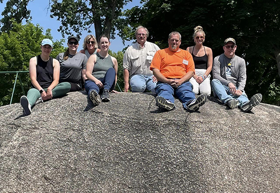 Link, Iowa Geological Resources participant group photo.